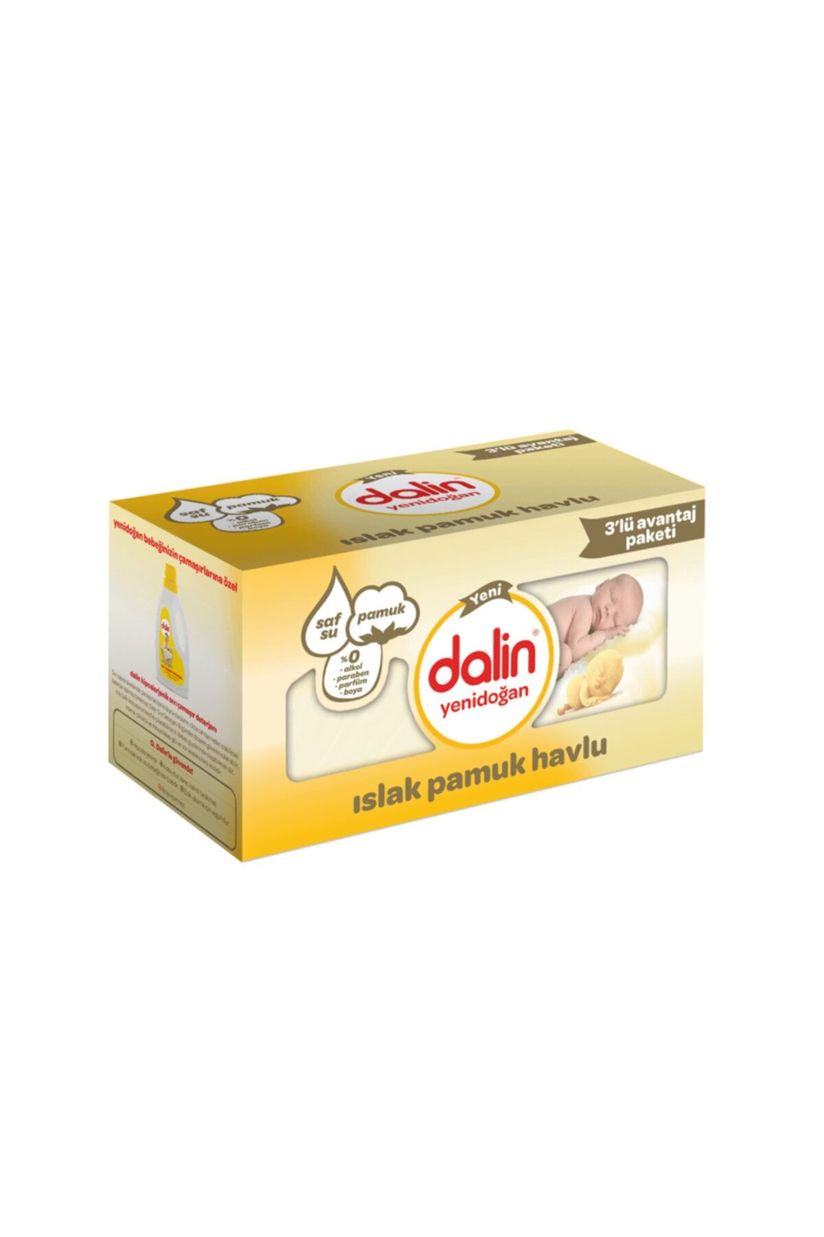 Dalin Yenidoğan Islak Havlu Fenkssız 40*3 Adet