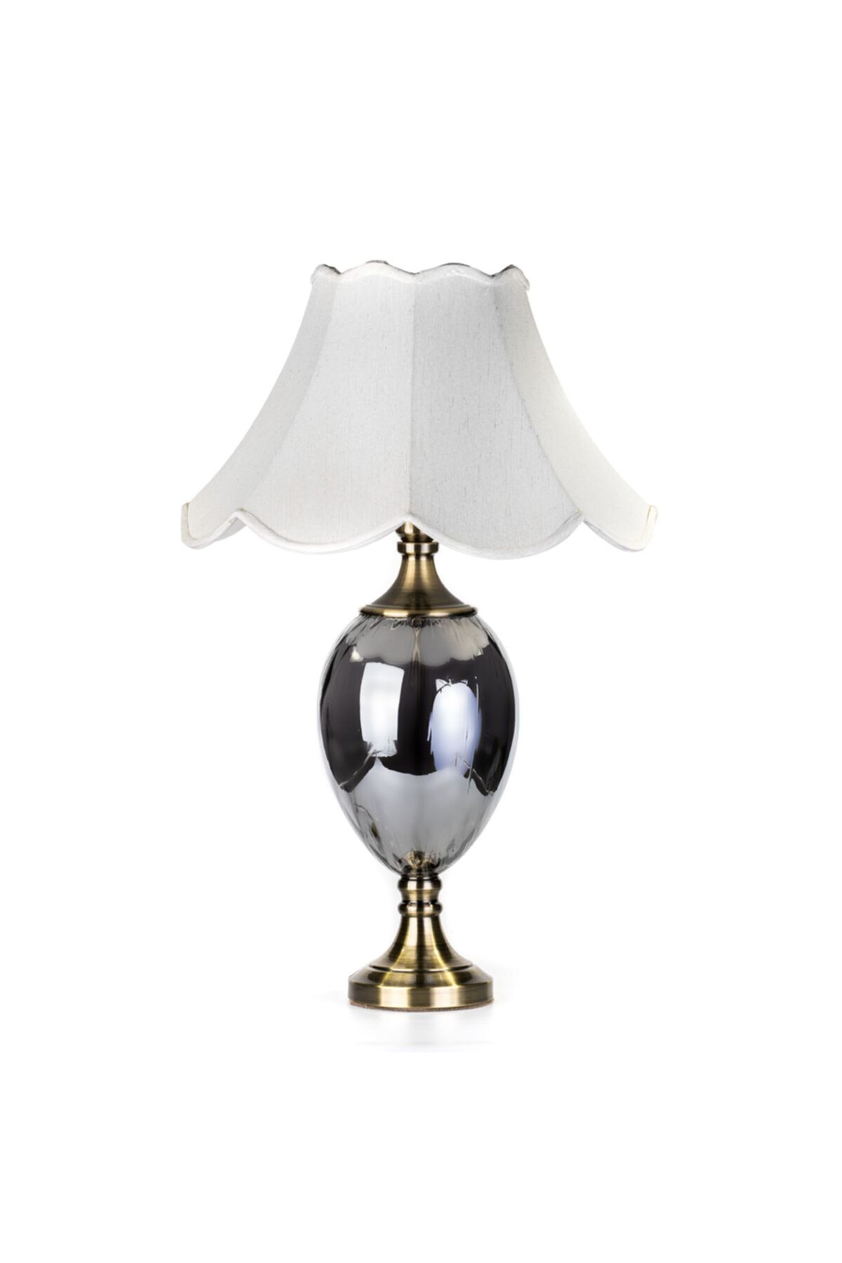 STANZA FURNITURE Lc Abajur Cam Fanuslu