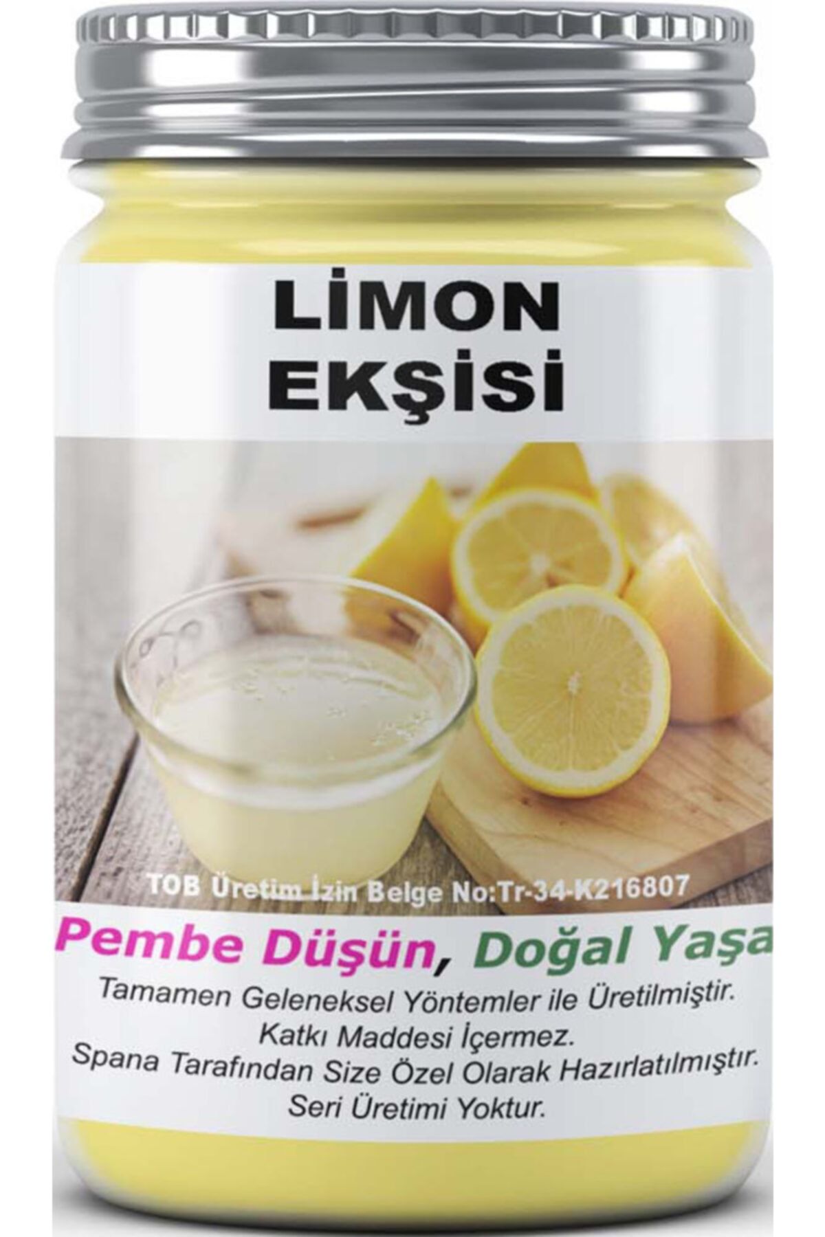 SPANA Limon Ekşisi Ev Yapımı Katkısız 330gr
