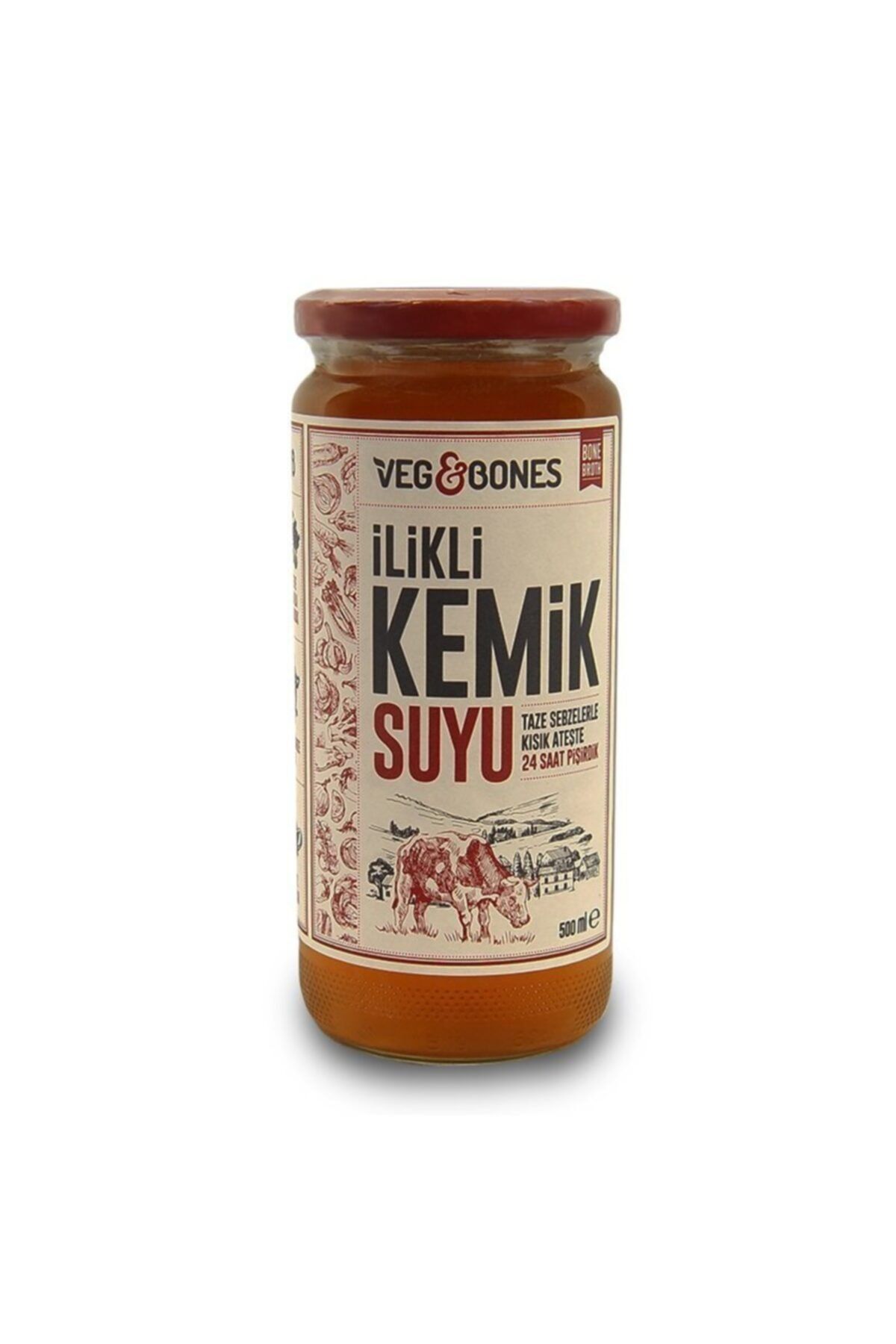 Veg&Bones Dana Ilikli Kemik Suyu (480 Ml) -