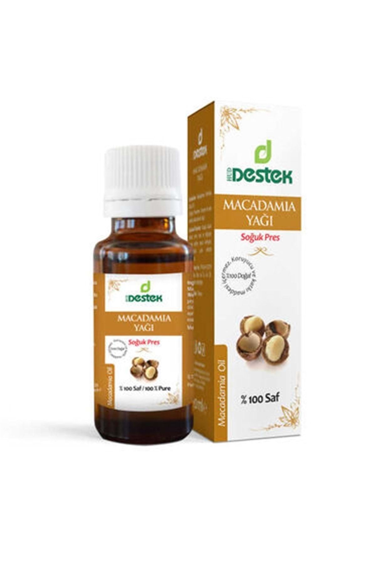 Destek Macademia Yağı 20 Ml