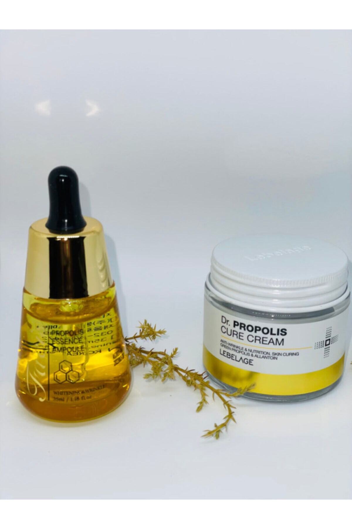 LEBELAGE Dr. Yeşil Propolis Cure Cream Ile Besleyici,yatışrıcı Bakım Kremi+propolis Içeren Ampul