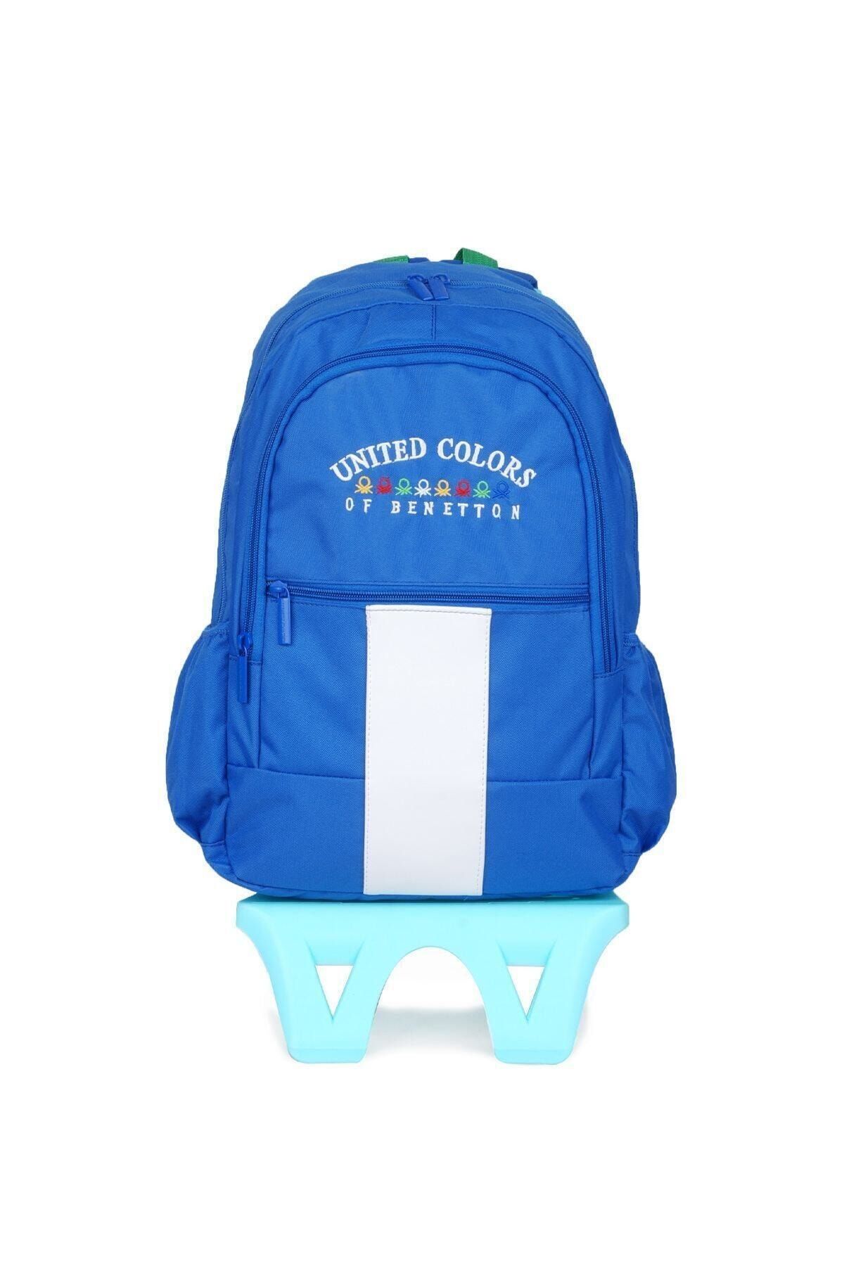 United Colors of Benetton Unisex Benetton Iki Bölmeli Tekerlekli Sırt Çantası 70056