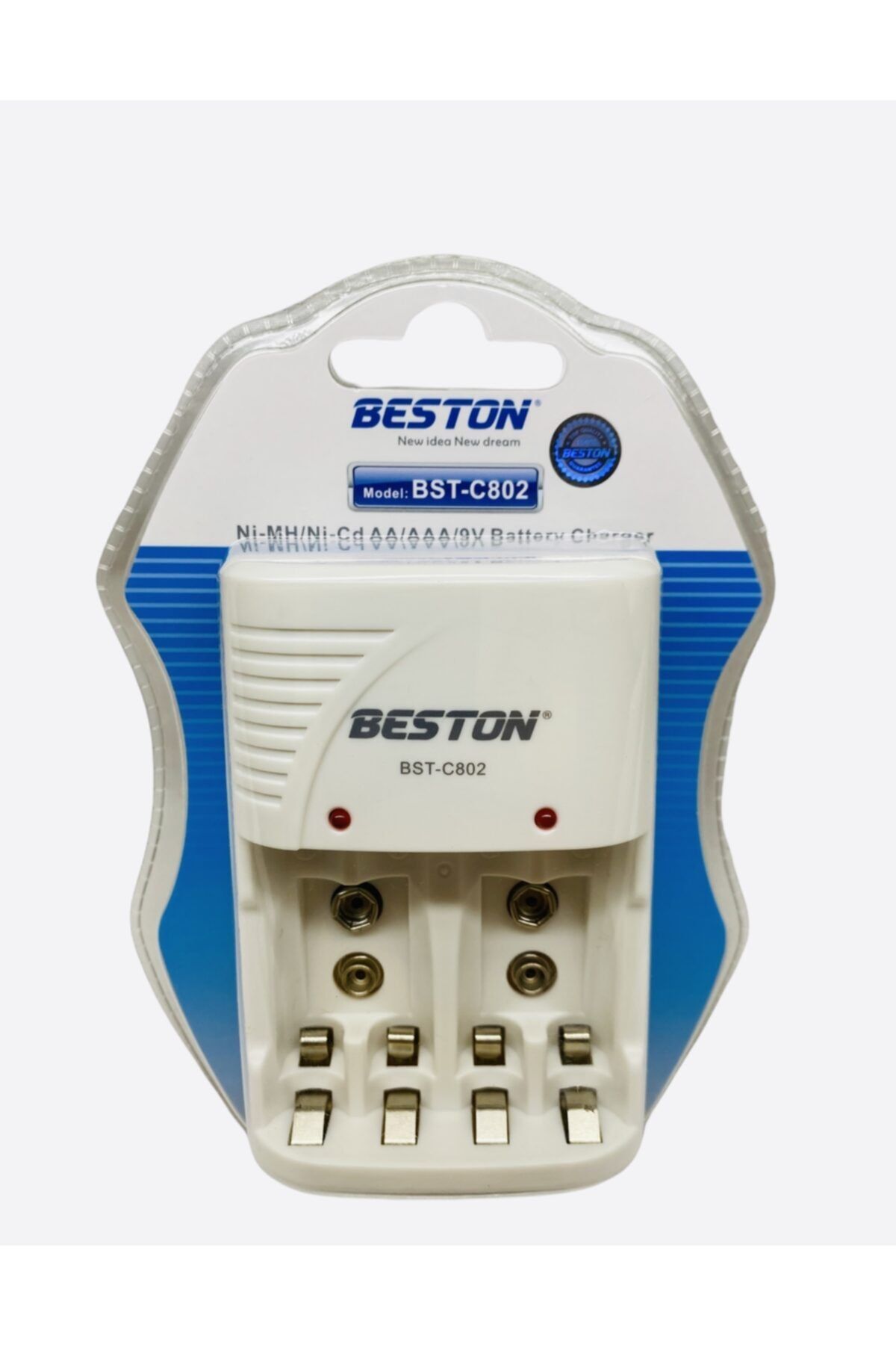 Beston C802 Aa/aaa/9v Çoklu Pil Şarj Aleti