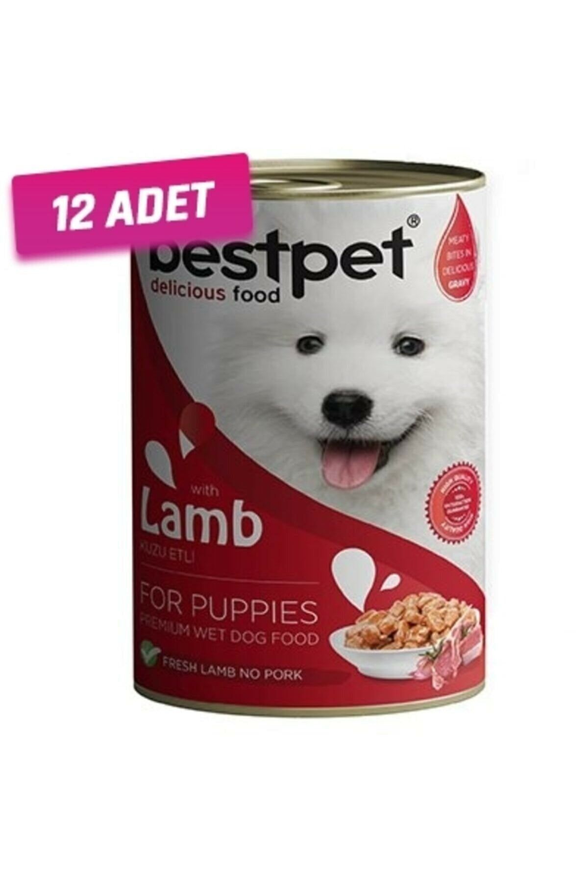 Bestpet Kuzulu Jöleli Yavru Köpek Konservesi 400 Gr - 12 Adet