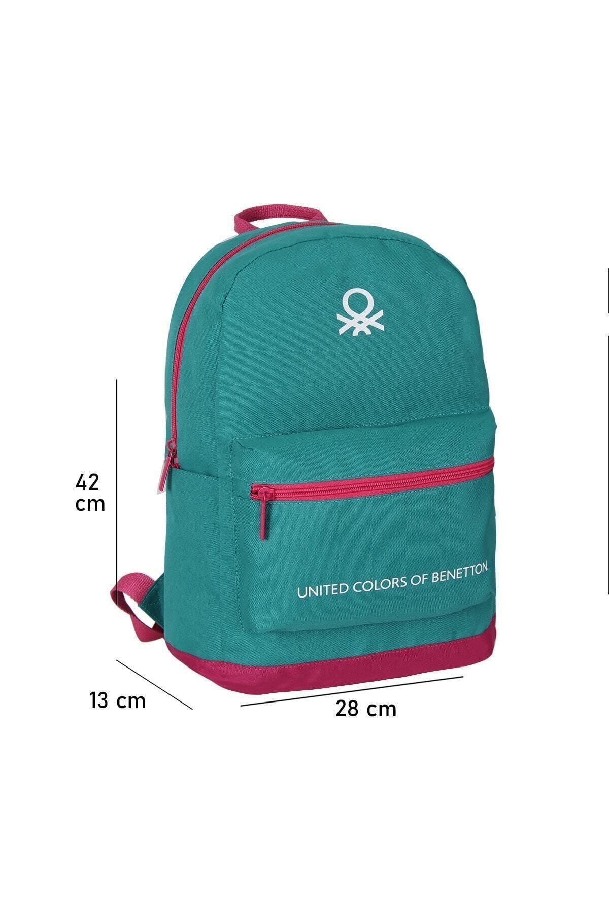 United Colors of Benetton Casual Sırt Çantası 70409 Turkuaz