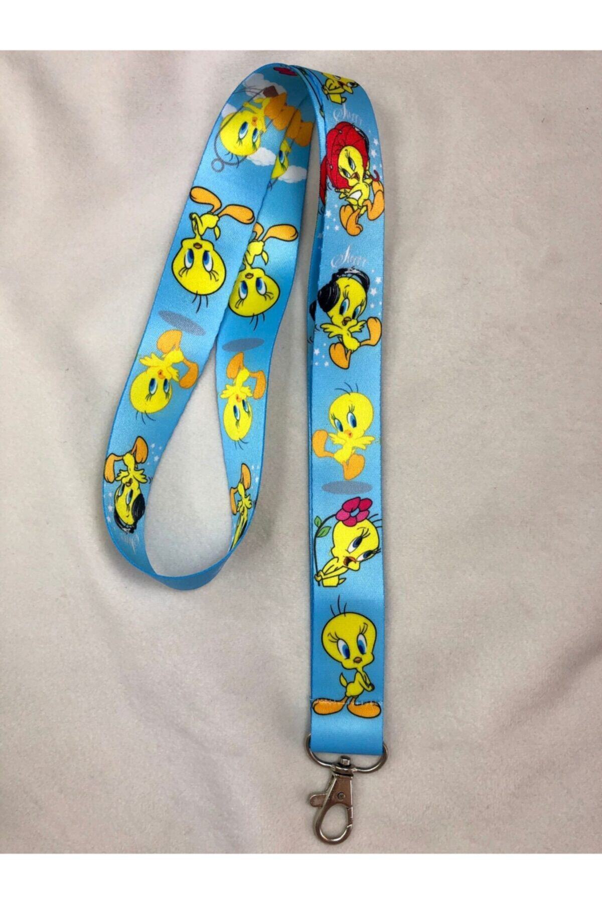 Hediyebum Tweety Eğlenceli Halleri Sarı Boyun Askısı