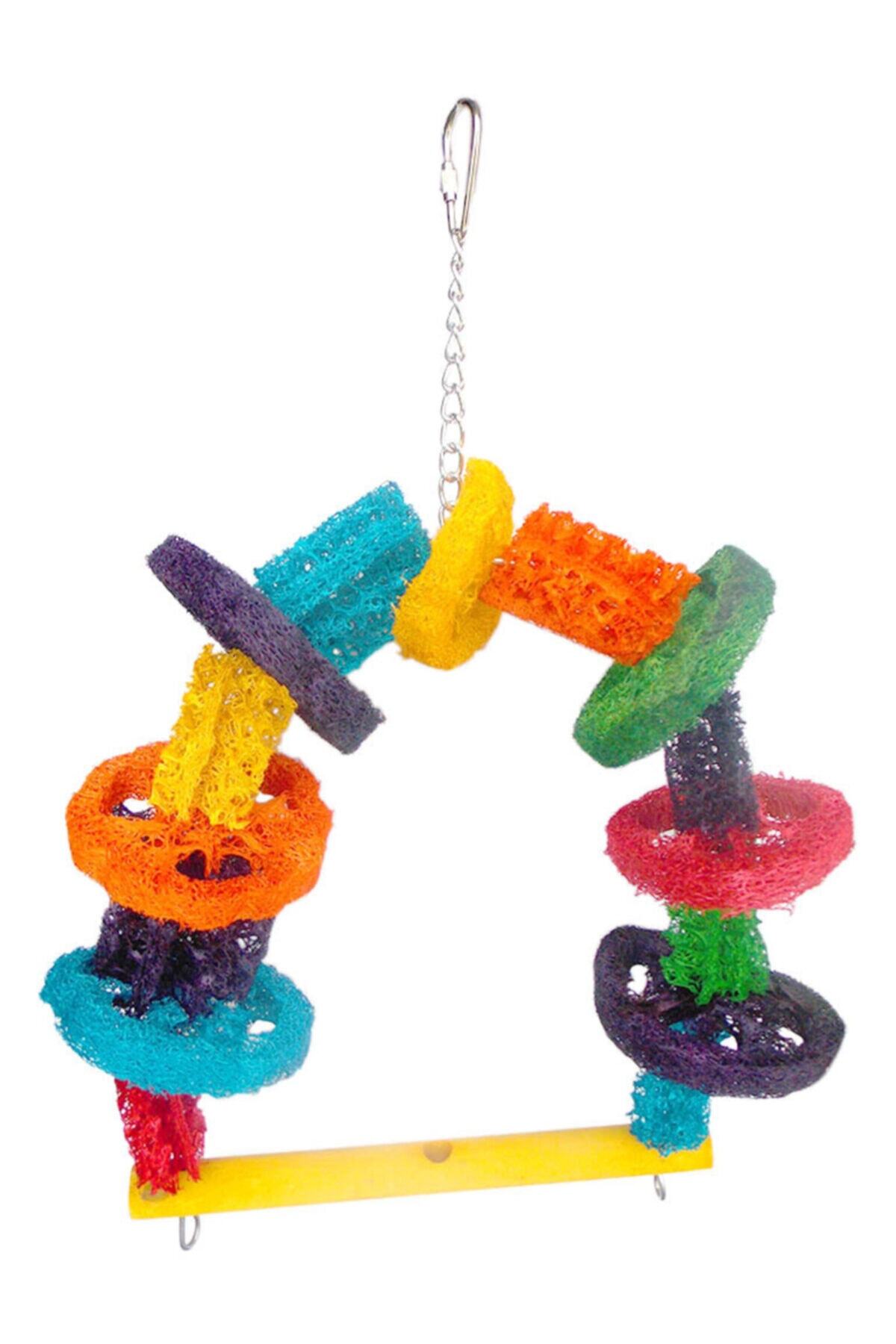Durbuldum Eastland Ahşap Tünekli Kuş Oyuncağı 39*24 cm