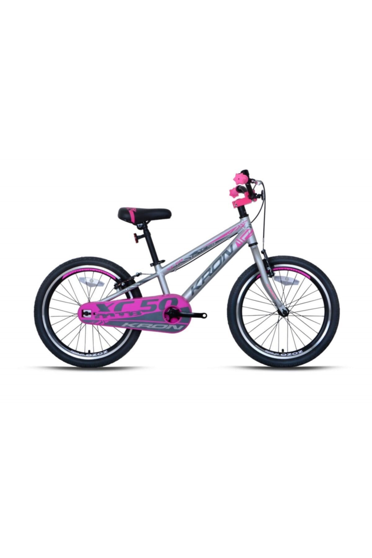 Kron bisiklet Kron 20'' Xc 50 Vb Lady Vitessiz Kız Çocuk Bisikleti 2021_gri Pembe_6-9 Yaş