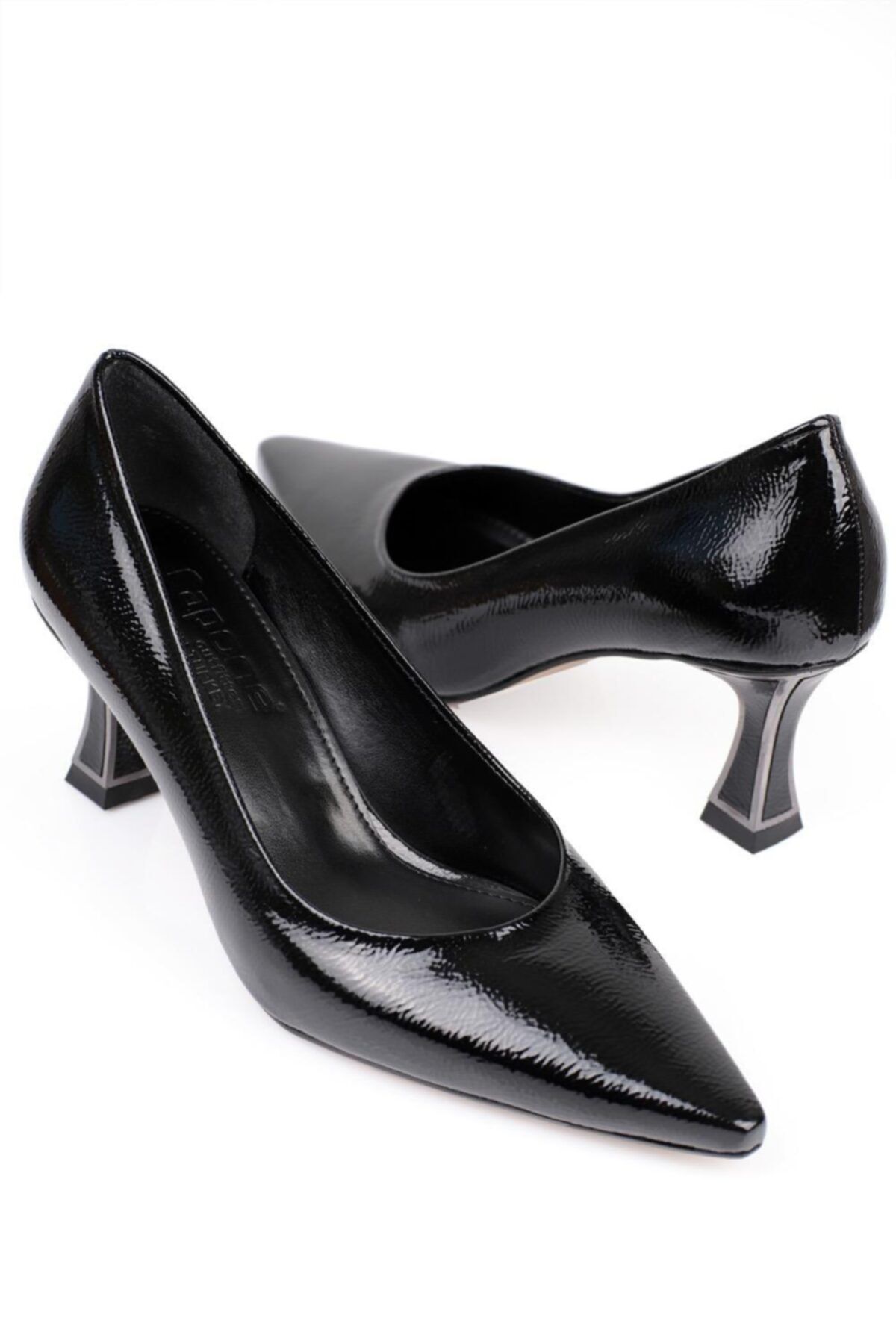 Capone Outfitters Metal Orta Topuklu Stiletto
