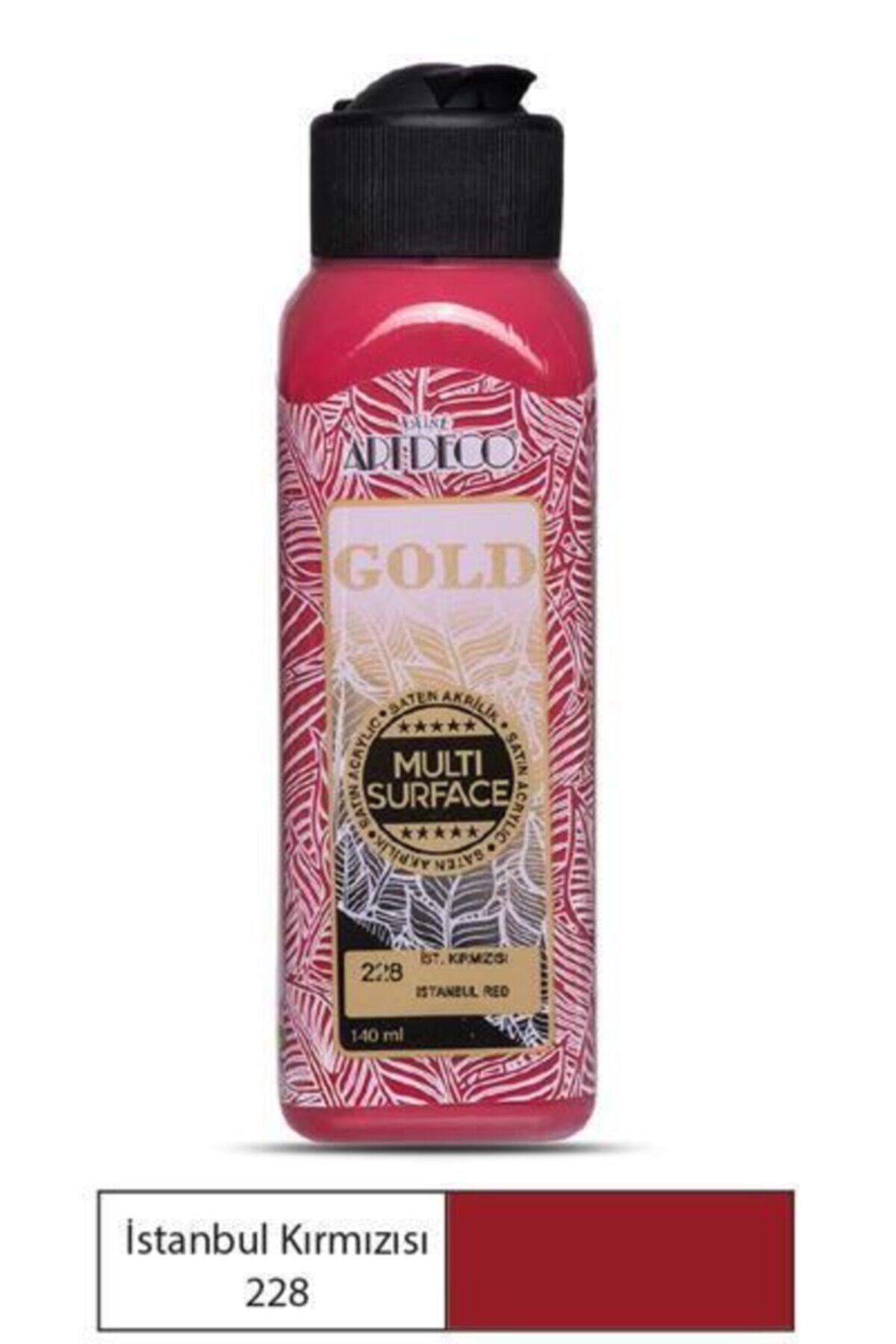 Artdeco Gold Multi Surface Akrilik Boya 140 ml. 228 İSTANBUL KIRMIZISI