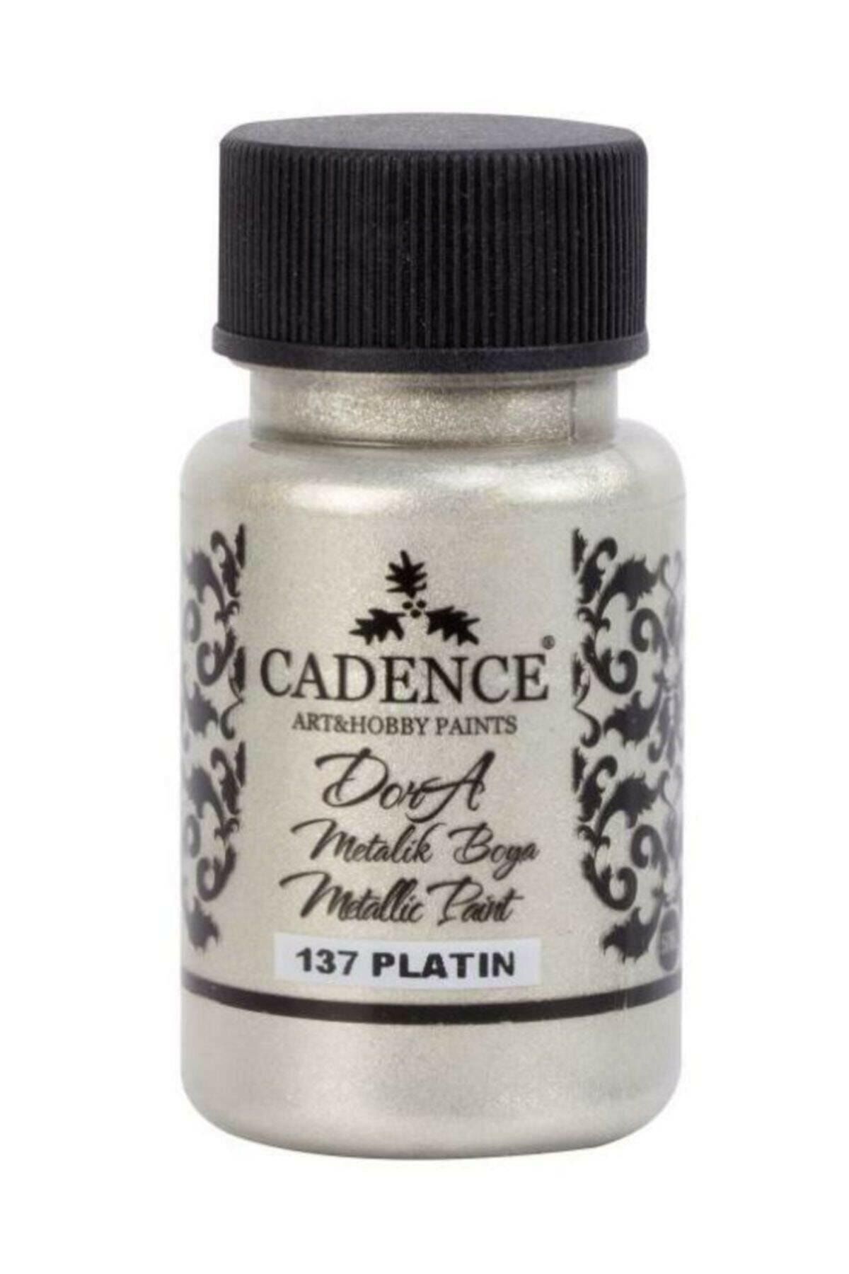 Cadence 137 Platin Dora Metalik Boya 50 ml