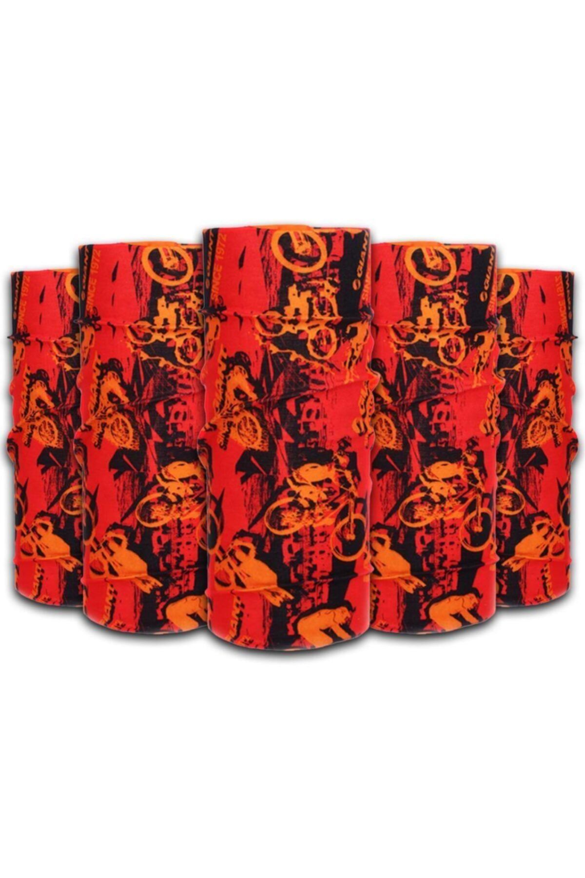 Knmaster Kiribati Buff Bandana Boyunluk Maske Saç Bandı 5'li Paket