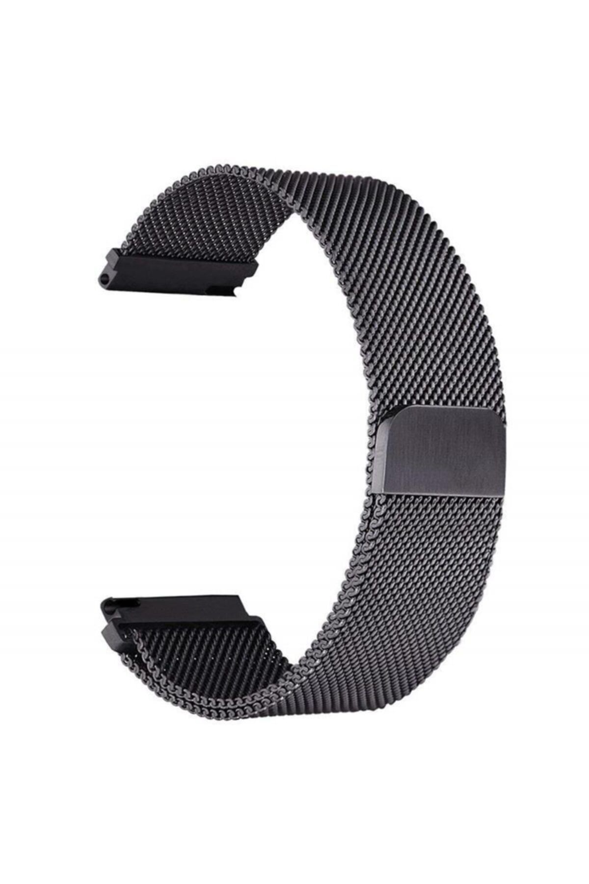 AktarMobile Galaxy Watch 4 40 / 44 Mm Uyumlu Hasır Metal Kordon Mıknatıslı Tel Örgü Kayış