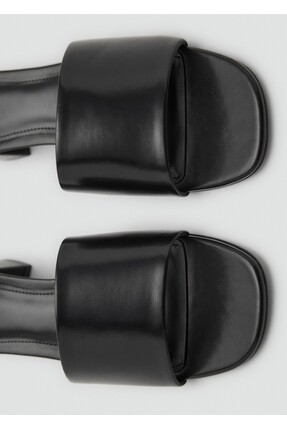 Apartman topuklu kayışlı sandalet Image 4