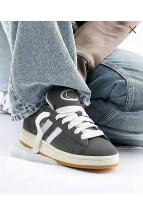 Grey Kadın Acampus Kaydırmaz Taban Sneaker Spor Ayakkabı Image 2