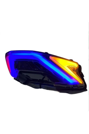 HONDA PCX 2021 - 2024 UYUMLU RGB LED TELEFON KONROLLÜ ARKA STOP TAKIMI BLUETOOTH Image 0