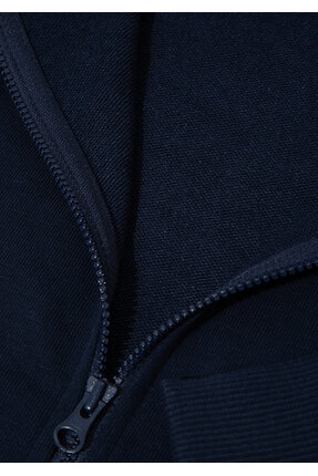 MJ Baskılı Lacivert Sweatshirt 6S10127-82318 Image 6