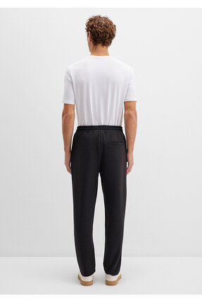 Siyah Basic İnterlok Eşofman Altı 0010343-900 Image 3