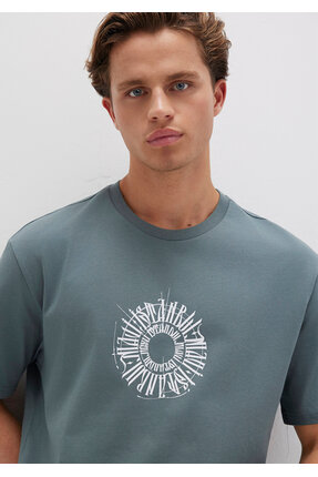 Sırt Baskılı İstanbul Tişört Loose Fit / Bol Rahat Kesim 0612449-71577 Image 1