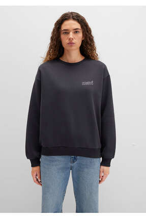 Logo Baskılı Antrasit Sweatshirt 1611656-82185 Image 3