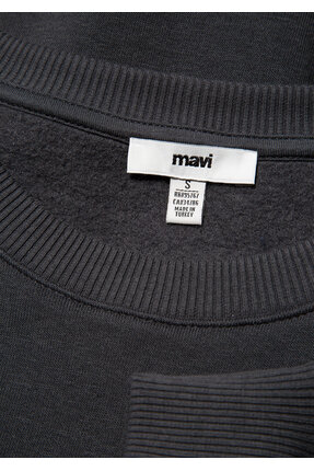 Logo Baskılı Antrasit Sweatshirt 1611656-82185 Image 6