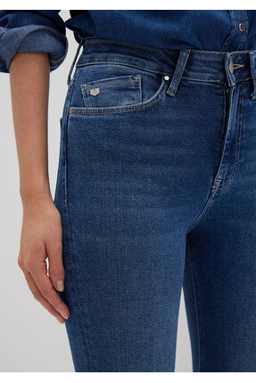 A.C.A.İ.P Move Indigo Mavisi Jean Pantolon 101065-33303 Image 4