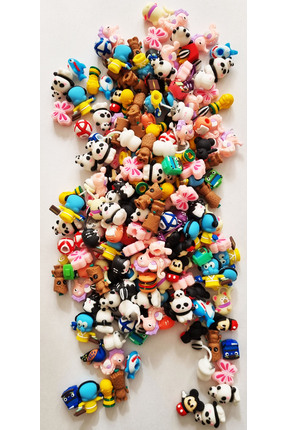 1 Adet Çocukların Çok Sevdiği Öğretmen Hediyesi Değişik Figürlerle Dolu Mix Silikon Kalem Başlığı Image 0