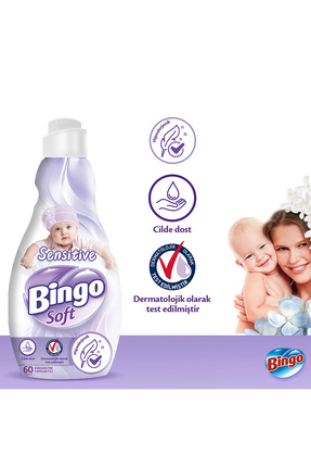 Soft Konsantre Çamaşır Yumuşatıcısı Sensitive 1440 ml X 6 Adet Image 7