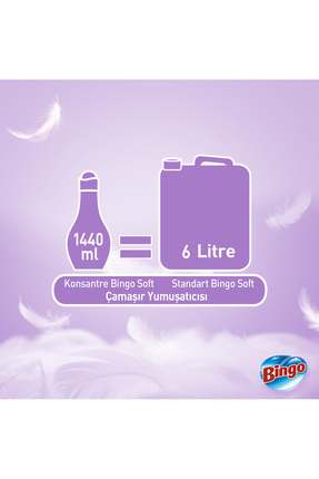 Soft Konsantre Çamaşır Yumuşatıcısı Sensitive 1440 ml X 6 Adet Image 5