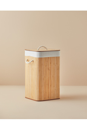 Fancy Katlanabilir Çamaşır Sepeti Bej Image 1