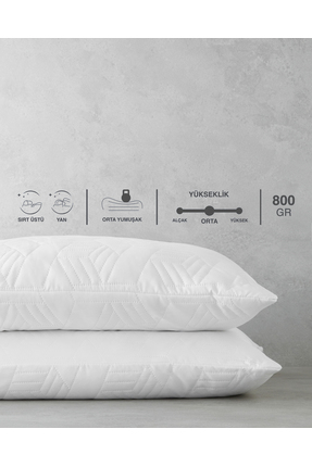 Softy Ultrasonic 2'li Yastık 50x70 cm Beyaz Image 6