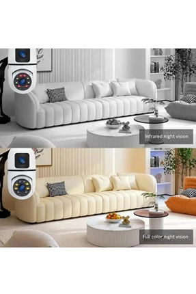 Ampul Kamera Harekete Duyarlı Gece Görüşlü Kablosuz Bebek Izleme Kamerası Güvenlik Akıllı Wifi Ampül Image 1