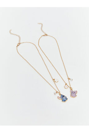 ESVAB'dan Seçimler Lilo ve Stitch Baskılı Kız Çocuk Kolye Image 2