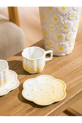 UZG STORE'dan Modern Parçalar 2 Kişilik Porselen Kahve Fincan Takımı 90 ml Image 1