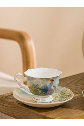 UZG STORE'dan Modern Parçalar Baskılı 2 Kişilik Porselen Kahve Fincan Takımı 90 ml Image 1