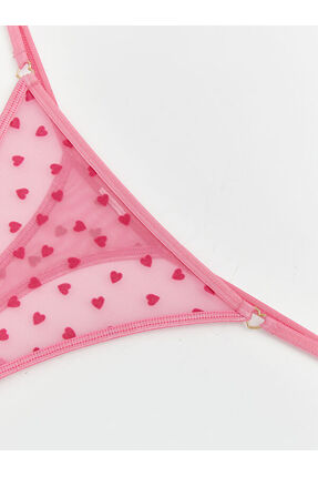Çelebi Store'dan Kaliteli Parçalar Kalp Motifli Tanga Külot Image 2