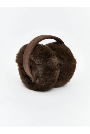 Kahverengi Kadın Pelüş Kulaklık Image 2