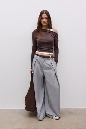 Çift asimetrik t-shirt Image 1