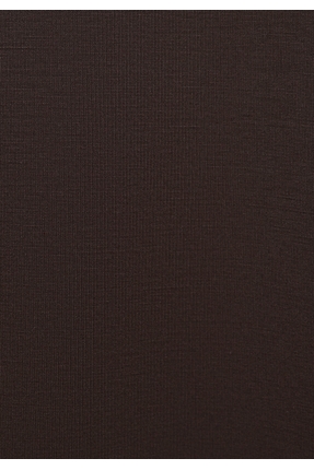 Regular Fit Yuvarlak Yaka Düz Kadın Kahverengi Sweatshirt Image 4