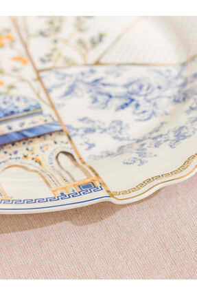 Shining Store'dan Işıltılı Seçimler Baskılı Porselen Servis Tabağı 28 cm Image 2