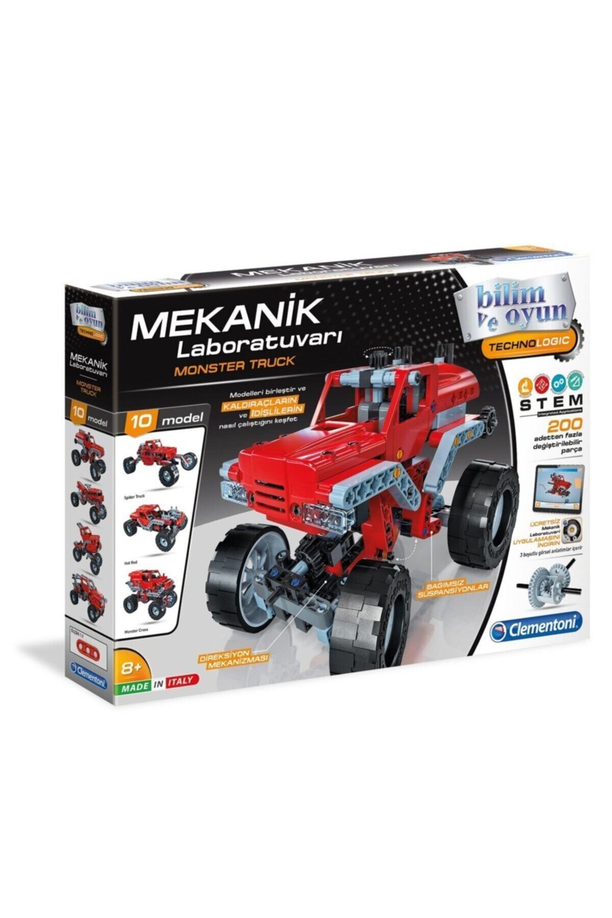 CLEMENTONI 64438 Mekanik Laboratuvarı - Canavar Kamyonlar / +8 Yaş