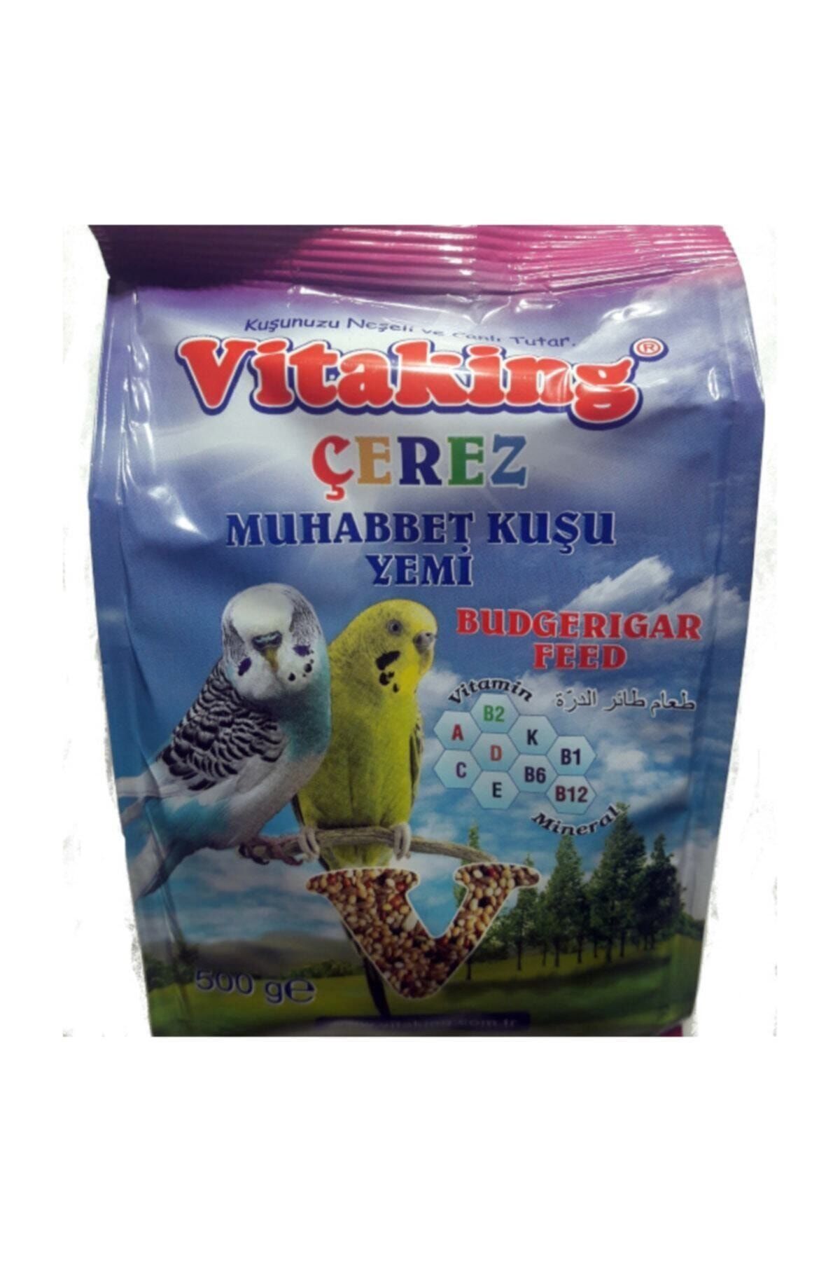Vitaking Muhabbet Kuşu Yemi Çerez 1 Kg