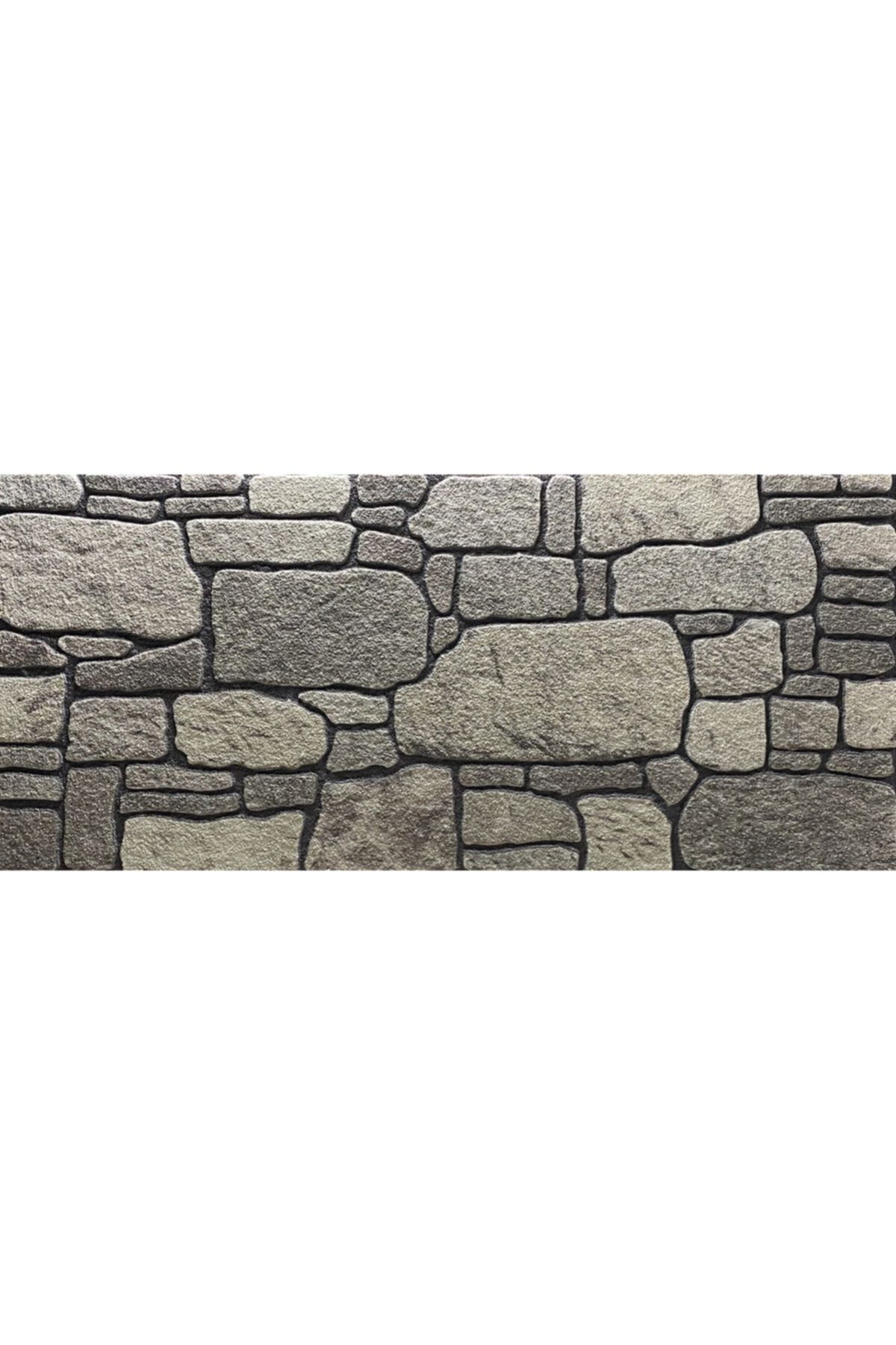 THERMOSİDİNG 3d Boz Taşı Strafor Köpük Duvar Kaplama Paneli 10 Adet (BT003) (50X100X3CM)