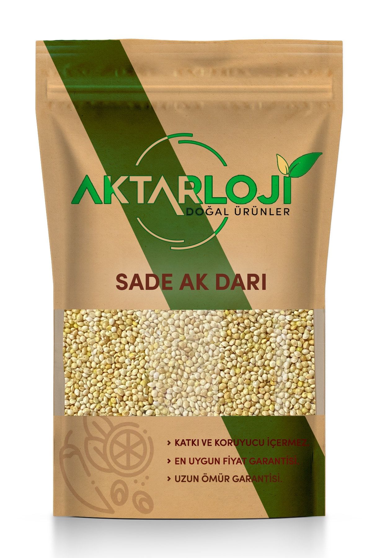 aktarloji Muhabbet Kuş Yemi Ak Darı Beyaz 10 Kg