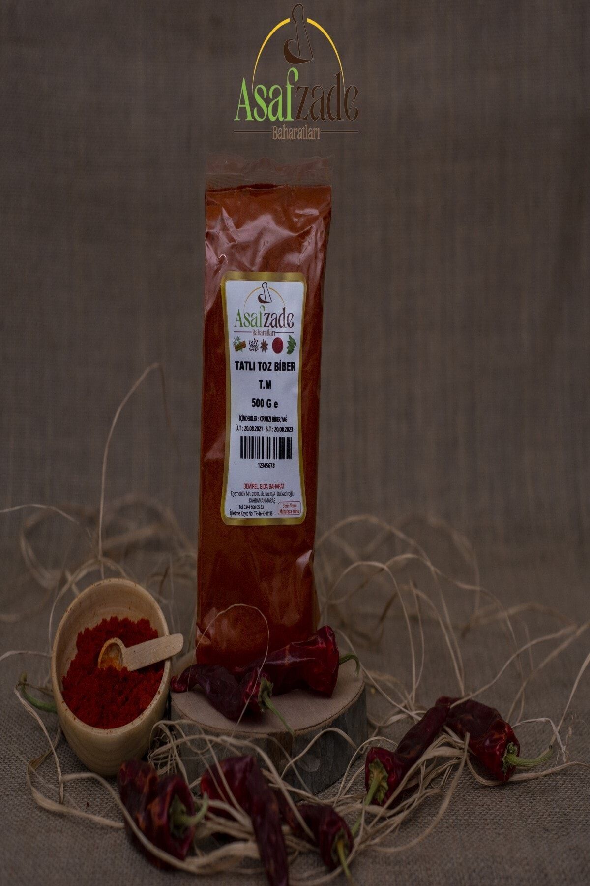 asafzadebaharat Tatlı Toz Biber (500 GR.)