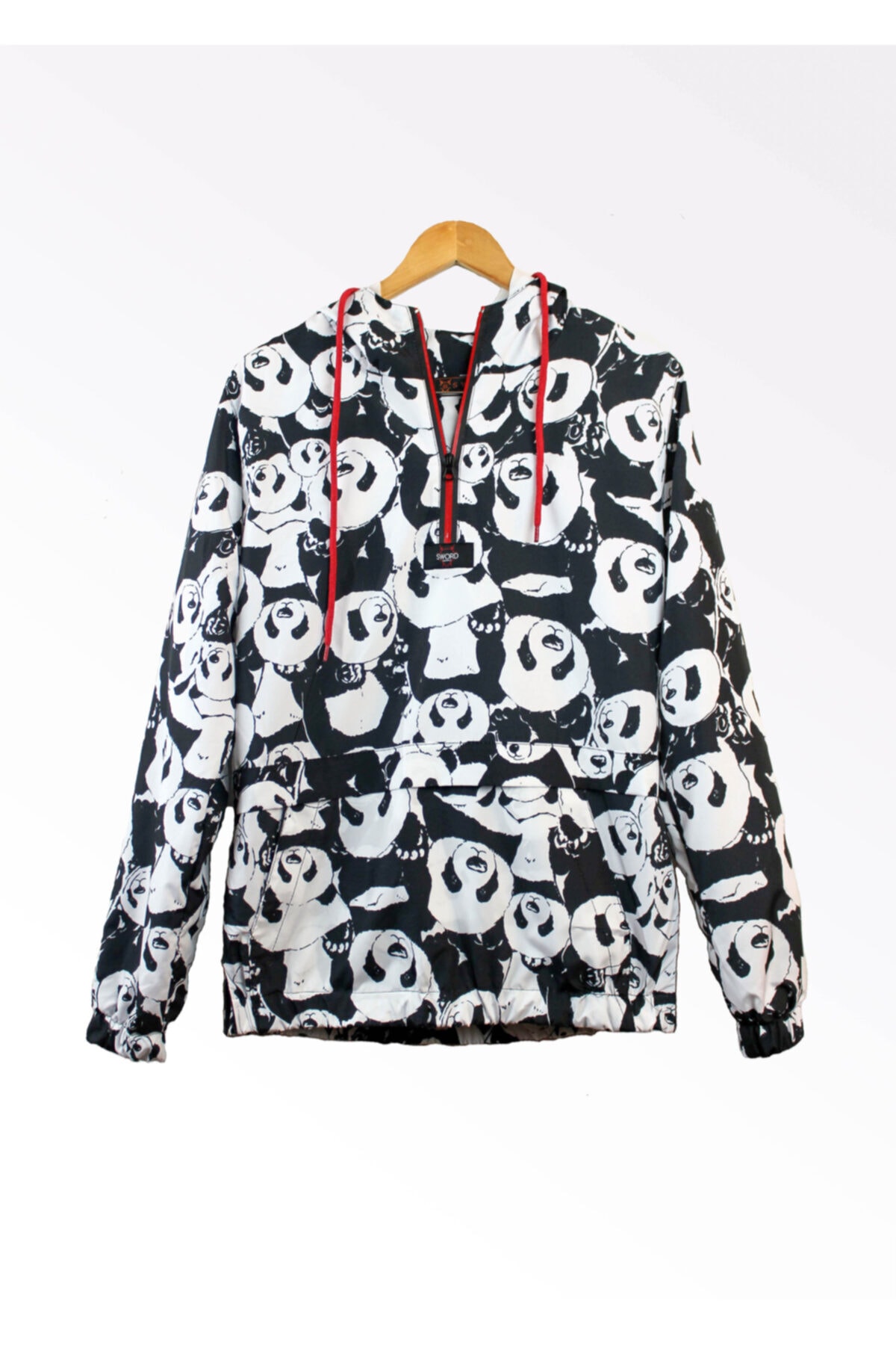 SWORD Erkek Siyah Panda Yağmurluk