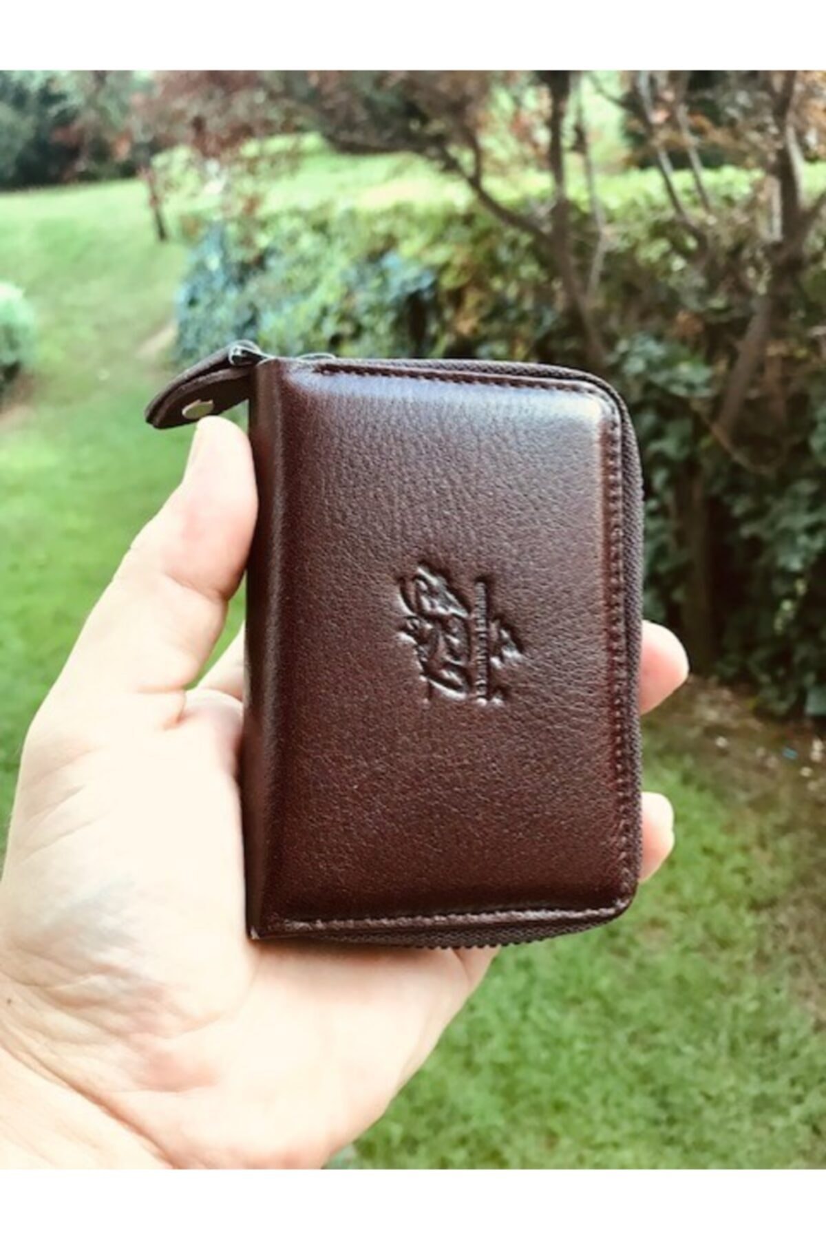 LUCCACCI Deri Akordiyon Kartlık & Para Portföy Kahverengi (HAKİKİ DERİ)