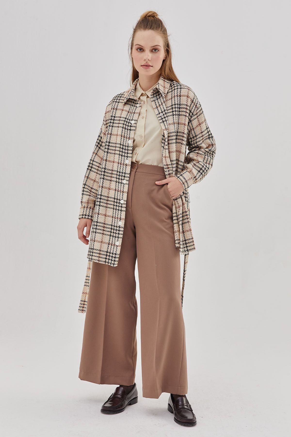 Hooopstore Classy Pantolon - Vizon