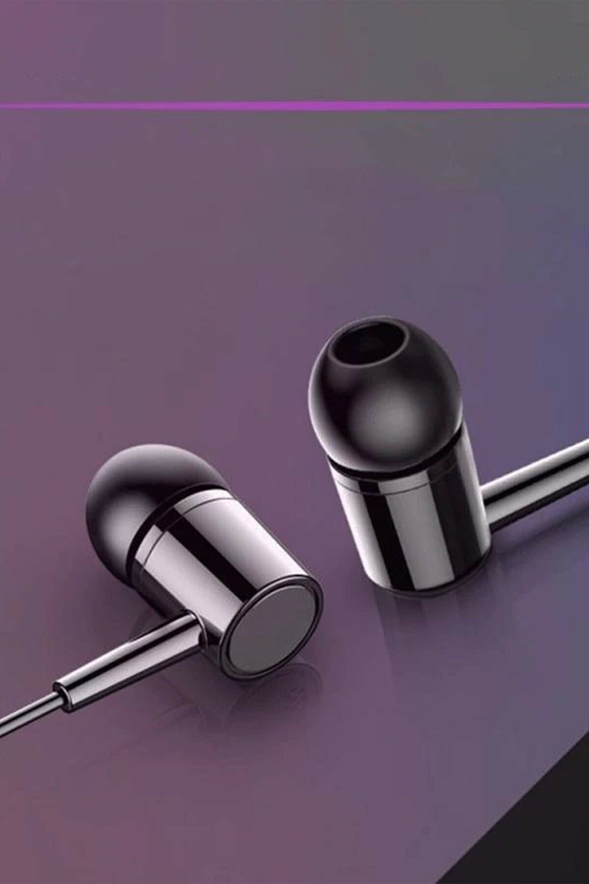 MEZİGARC Xiaomi Poco X3 Nfc Uyumlu Siyah Aux Girişli Kablolu Kulak Içi Kulaklık Spor Kulaklığı